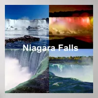 Niagara Falls New York Photo Views Poster