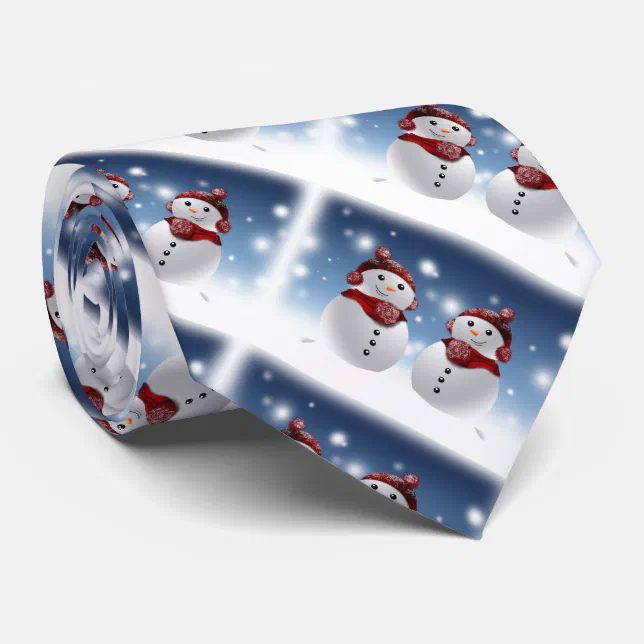 Snowfriends in a Winter Wonderland Tie