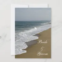 Beach Wedding Marriage / Elopement Announcement
