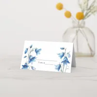 Bluebells Floral Wedding Place Card