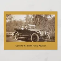 Invitation - Antique Car