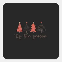 Tis The Season Essential Square Sticker