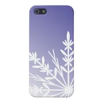 Purple Winter Snowflake Cover For iPhone SE/5/5s