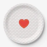 Paper Plate - Hearts