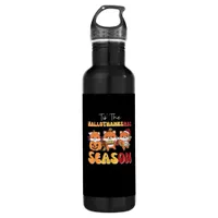 Christmas Halloween Tis The Hallothanksmas Season Stainless Steel Water Bottle