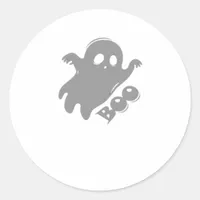 Little Boo Aesthetic Simple Classic Round Sticker