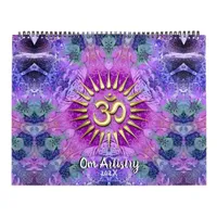 OM Artistry Yoga NewAge Meditational Mandala Calendar