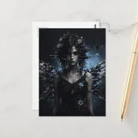 Dark Glitch Fairy  Postcard