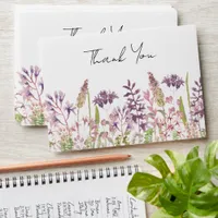 Wildflower Thank You Envelope