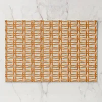 Placemat Pad - Orange Wire Mesh