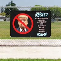 Resist Democrat Anti-Trump Pollical Sign