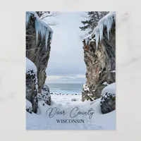 Door County, Wisconsin | Winter Scene Postcard