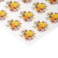 Modern fall floral botanical tissue paper