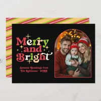 Vintage Holiday Retro Christmas Family Photo