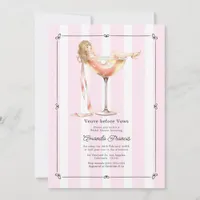 Veuve Before Vows Pink Champagne Bridal Shower Invitation