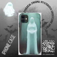 Ethereal Enigma: Mysterious Ghostcore Spirit iPhone 11 Case