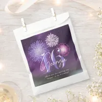 Fireworks Sweet 16 Purple ID984 Favor Bag