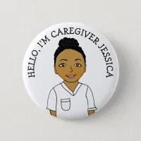 Hello, I'm Caregiver Add Name Button