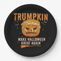 Trumpkin Make Halloween Great Again For Political, Paper Plates