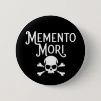 Dark academia Memento Mori goth emo Button