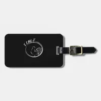 F-Caw-F Funny Wordplay Quote Retro Style Luggage Tag