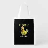 F-Caw-F Funny Chicken Classic Creative Casual Grocery Bag