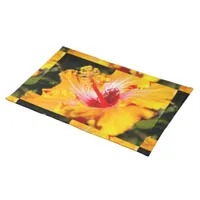 Orange Hibiscus Side View Placemat