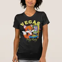 Foxy Lady Plays Casino Slot Machine In Las Vegas T-Shirt