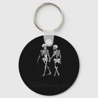 Till Death Do Us Part To The Grave Classic Design Keychain