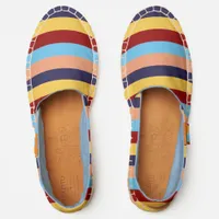 Modern Summer Stripes Colorful Patterned Beach Espadrilles