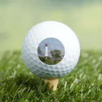 Guiding Lights: Long Beach Lighthouse Serenity Golf Balls