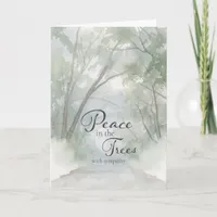 Peace in the Trees Sympathy Card