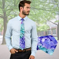 Magnificent hydrangea blossoms       neck tie