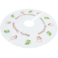 Tree Skirt - Santa and Holly