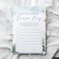 What's in the Diaper Bag Baby Shower Game