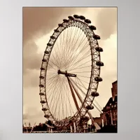 LONDON EYE POSTER