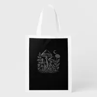 Cottagecore Mushrooms Fungi Goblincore Aesthetic Grocery Bag