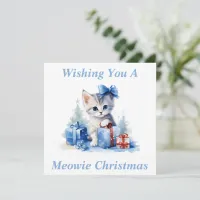 Kitty Christmas Card