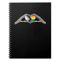 Bone Hands Heart Pride Progress Notebook