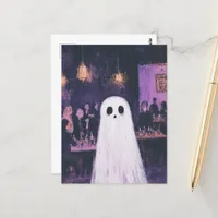 A Ghost at the Party Postcard