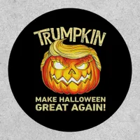 Trumpkin Make Halloween Great Again Men Funny Clas Patch