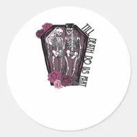 Till Death Do Us Part, Costume Idea Classic Round Sticker