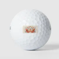 Hygee Christmas Fox Golf Balls
