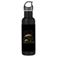 Cottagecore Mushrooms Fungi Goblincore Aesthetic Stainless Steel Water Bottle