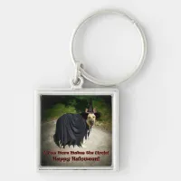 German Shepherd Witch Dog Keychain