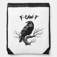 F-Caw-F Classic Trendy Style Drawstring Bag