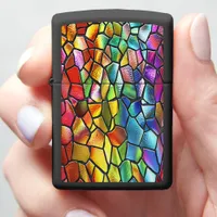 Fun & Funky Stained Glass Zippo Lighter