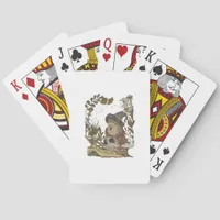 Cottagecore Mushroom Botanical Witchy Frog Goblinc Poker Cards