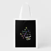 Let's Get Lit Christmas Ketamine Grocery Bag