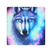 Cosmic Wolf Metal Print